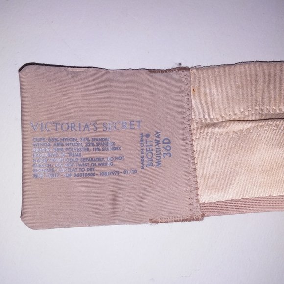 Victoria Secret Bra 36D Strapless Biofit Lined Cups Underwire Preowned  *Bundle‎ - Picture 7 of 7